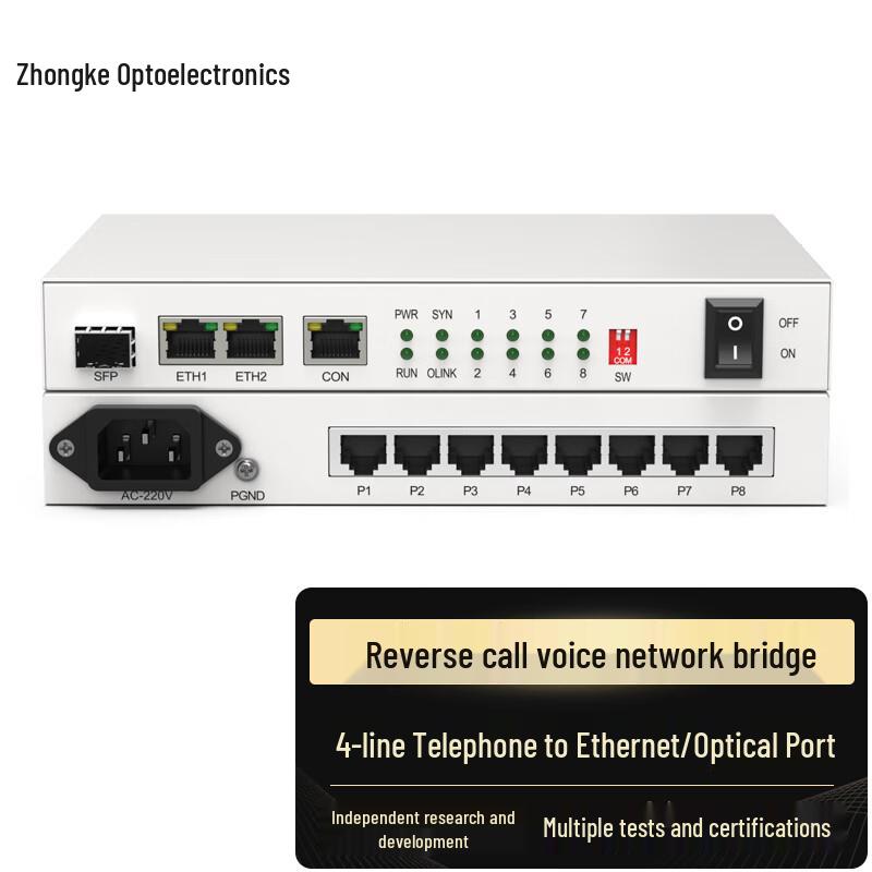 Zhongke Optoelectronics E1/2M & Voice Converters & Bridges