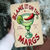 Metal Wall Art Mexican Pepper and Lime Sign for Bar Cafe Vinyl Poster Gift