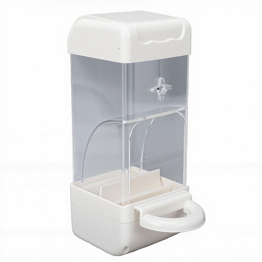 Bird Cage Feeder Squirrel Proof Parrot Feeder Food Dispenser Detachable Easy Refill Generous Storage