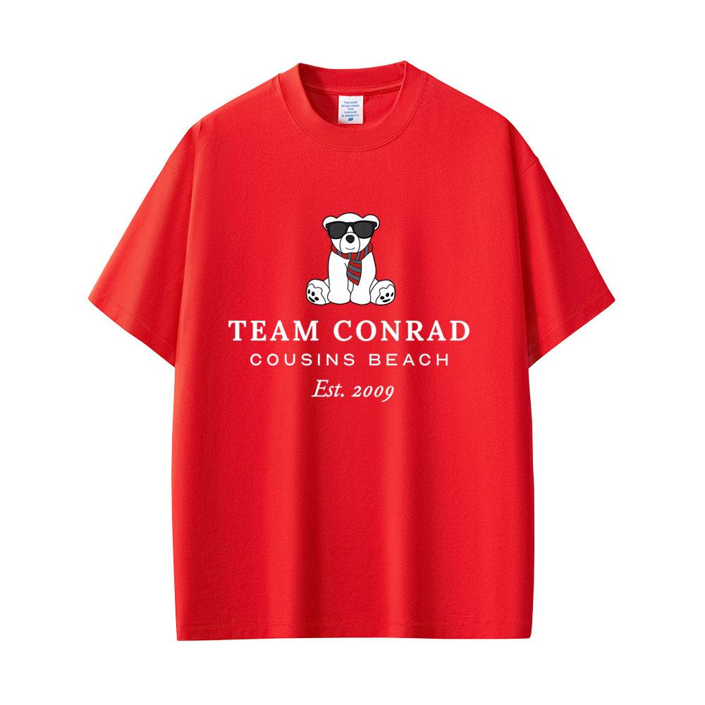 

The Summer I Turned Pretty Team Conrad Cousins Beach Graphic T-shirt Unisex Women Clothing Casual Cotton Vintage T Shirts Fans Gift S