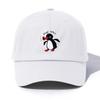 1pc NOOT NOOT Print Baseball Cap for Adults,Minimalist Retro Style Casual Soft Adjustable Dad Hat,Perfect As Gift