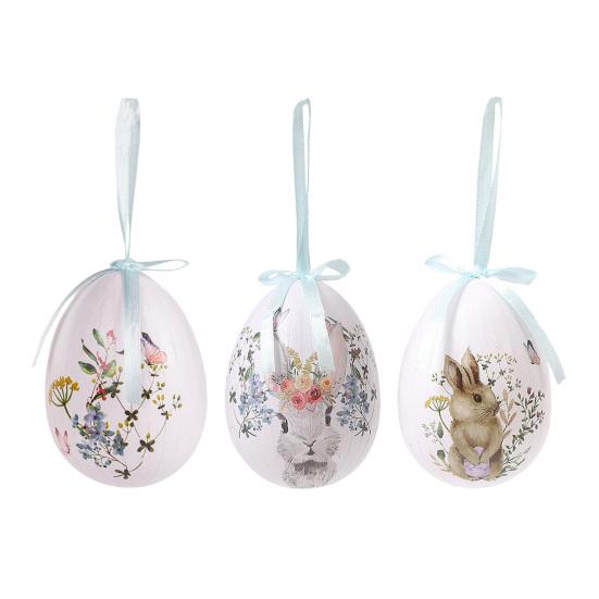 Easter Egg Foam Rabbit Ornaments Decorative Easter Decorations for Indoor Outdoor Use Christmas Holiday Party Decor Festive Atmosphere Accent
