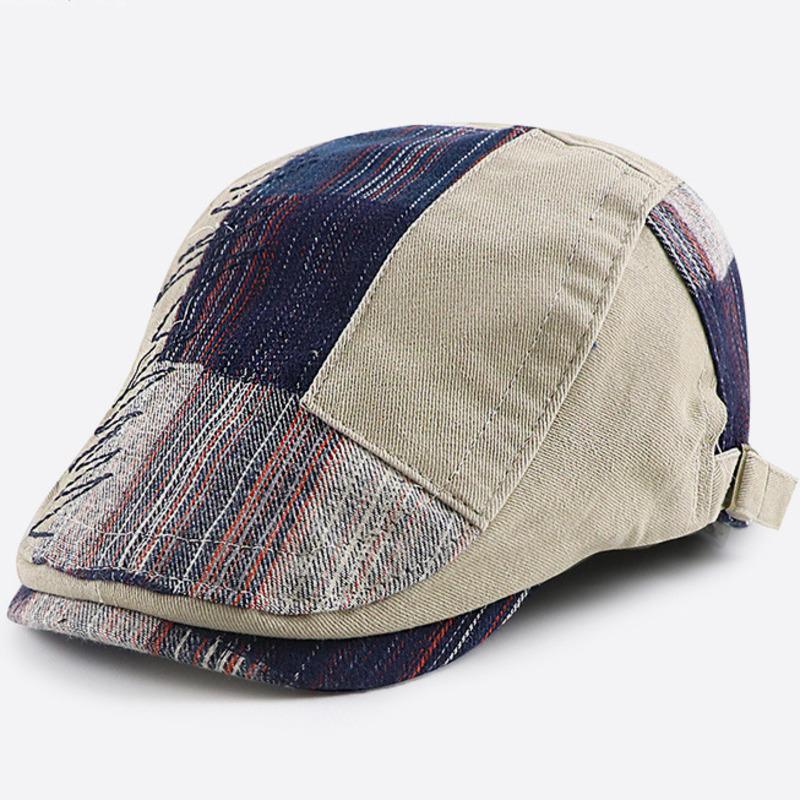 High Quality Cotton Ivy Cap Dad Casual Sun Caps Ladies Fashion Beret Male Newsboy Caps Man Painter Hat Flat Peaked Cabbie Caps