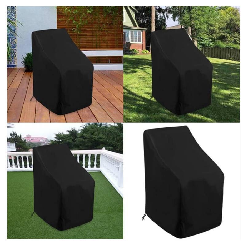 Modern Minimalist Stacking Chair Cover Waterproof Dustproof For Indoor Outdoor Furniture