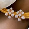 Korean Luxury Mermaid Pearl Earrings: Elegant, High-End, and Versatile Statement Ear Buckles