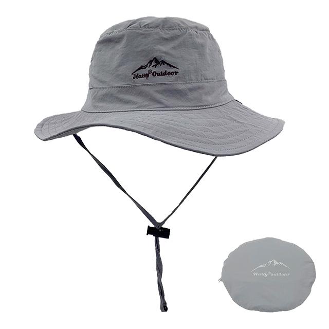 Cappello Parasole Giungla Pieghevole Asciugatura Rapida Impermeabile con Logo Personalizzato di Alta Qualità Cappello Safari da Esterno Cappello da Pesca da Tasca