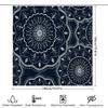 Boho Shower Curtain Floral Nature Pattern Bathroom Decor Vintage Farmhouse Backdrop Waterproof Fabric