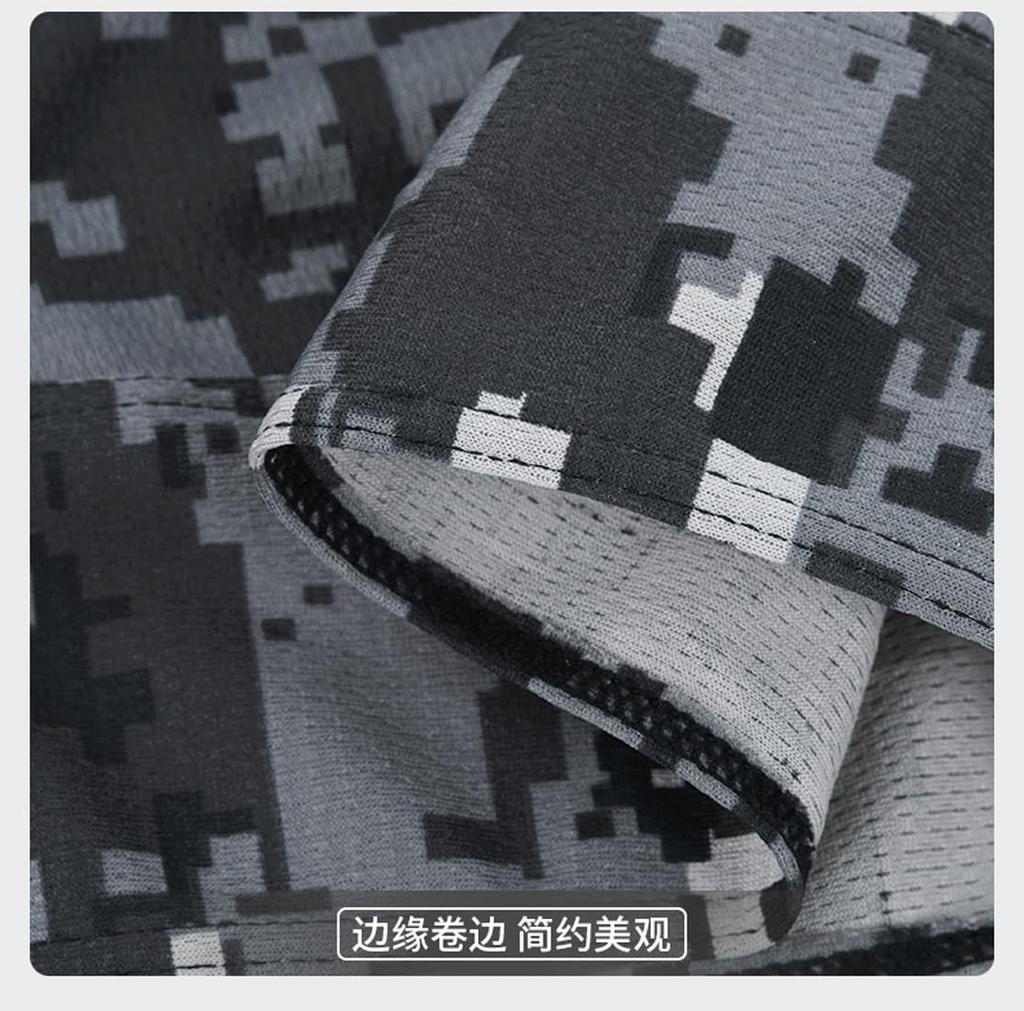 Kakatrend Bandana Cap Black Camo Quick Dry Sweat Wicking Pirate Hat UV Protection Sweatband Breathable Mesh Doo Rag Skull Cap Bandana Heatstroke