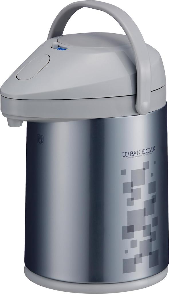 Peacock MPP-22 ZA, a 2.2L glass thermos air pot made in Japan.