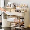 High-Capacity Dustproof Skincare & Cosmetics Organizer with Desktop Drawers