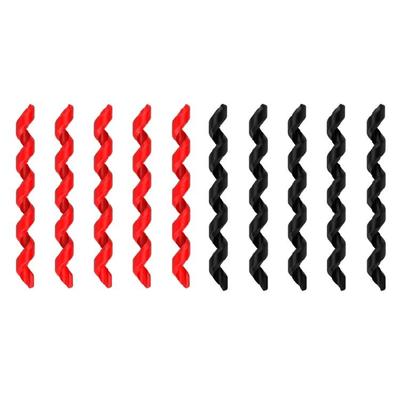 TPR Rubber Bicycles Cable Covers Antifriction Protectors for Brake System and Gear Lines Enhances Brake Line Safety 5pcs