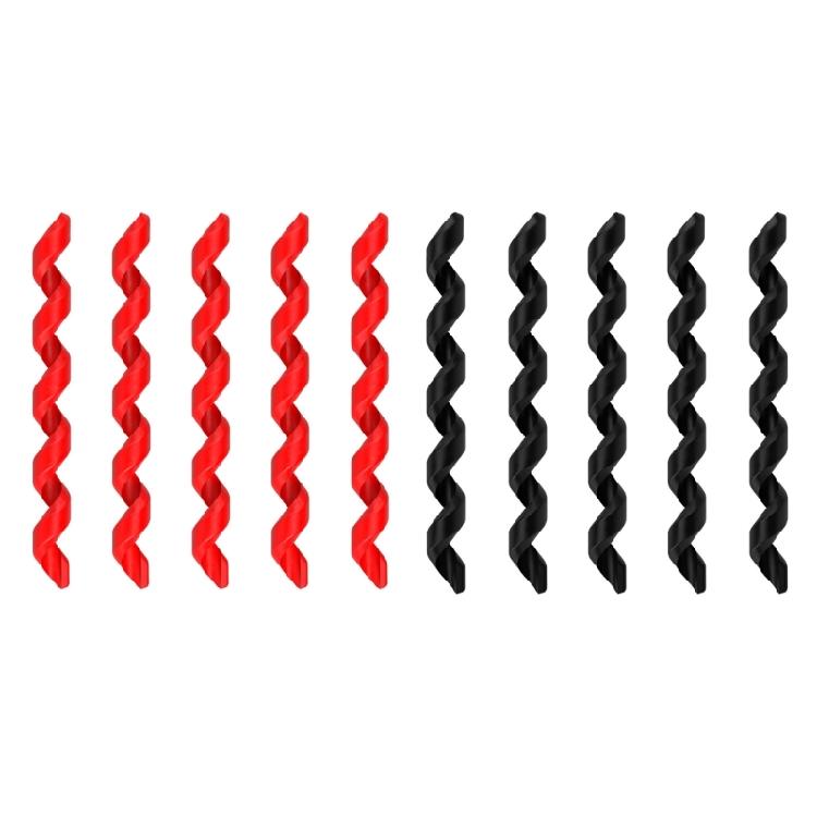 TPR Rubber Bicycles Cable Covers Antifriction Protectors for Brake System and Gear Lines Enhances Brake Line Safety 5pcs