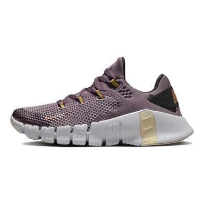 Free Metcon 4 Premium Purple Smoke Damen Sneakers Dunkel-Rauch-Grau Metallic-Gold Metallic-Kupfer DQ4678-500