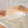 Transparent Microwave Splatter Guard Heat-Resistant Food Plates  Vegetable and Fruit
