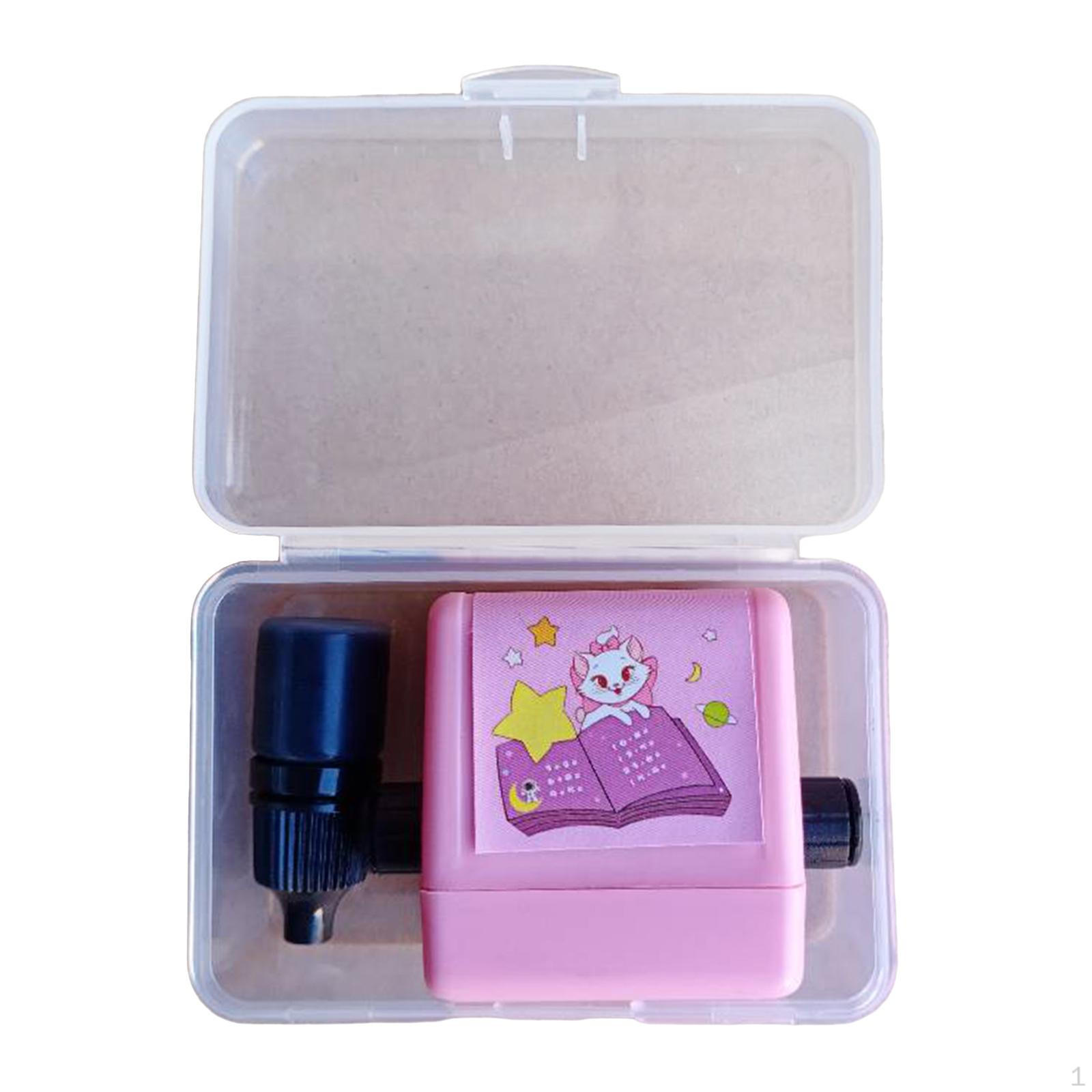 

Навчальні штампи додавання та віднімання для дітей, цифровий штамп із роликовим дизайном, математика 44x30x48mm рожевий