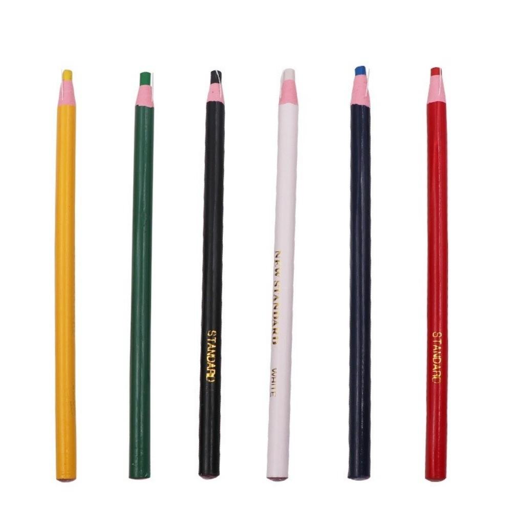 3/6/12pcs DIY Tailor Chalk Crayon Water-Soluble Colored Marking Pencils Garment Pencil Handicrafts