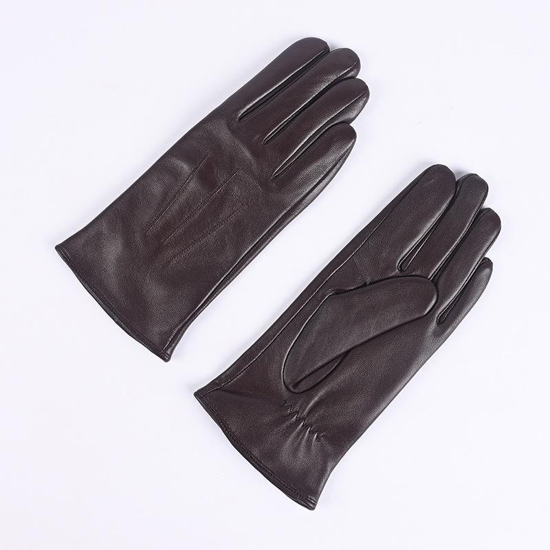 Women's Colored Sheepskin Fingerless Riding Gloves - Warm Fleece Lined for Autumn/Winter