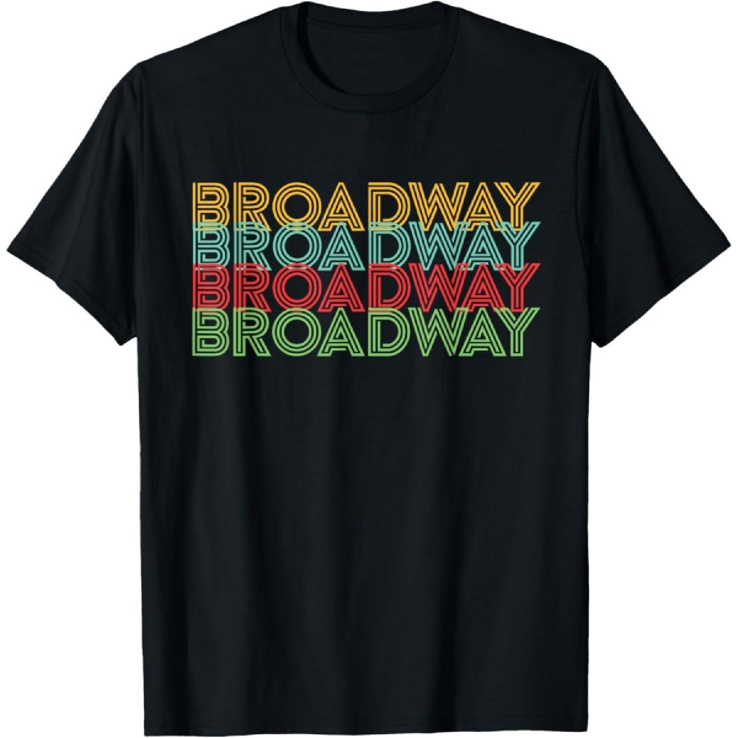 Retro Broadway Theatre Graphic - Vintage Musical Lovers Gift T-Shirt(1) S
