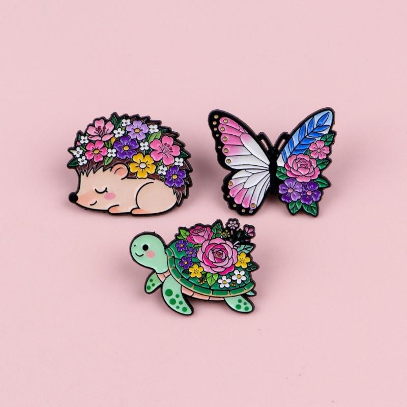 Perfect Present Flower Animal Brooch for Celebrations Like Birthdays Anniversaries Conveying Messages and Wishes