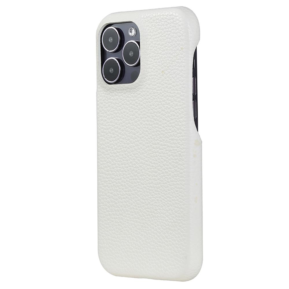For iPhone 15 Pro Case Litchi Texture PU Leather PET Phone Back Cover