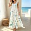 Women's Sleeveless Flowy Maxi Dress Loose Fit Simple Style,Versatile for Beach Vacation & Daily Commute