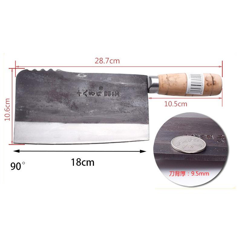Shibazi Chopper Knife Stainless Steel Blade Sharp Machete Chefs Cleaver Professional Kitchen Knives Bone Meat And Poultry Tools