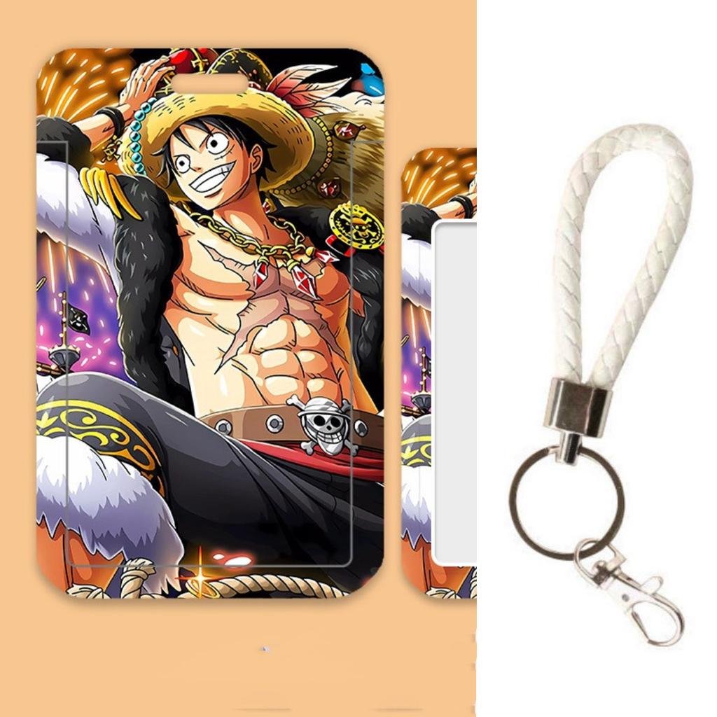 Anime Cartoon Credential Holder Keychains Neck Lanyard Designed For Pass Card Anime Credit Card Holder Keychain Straps