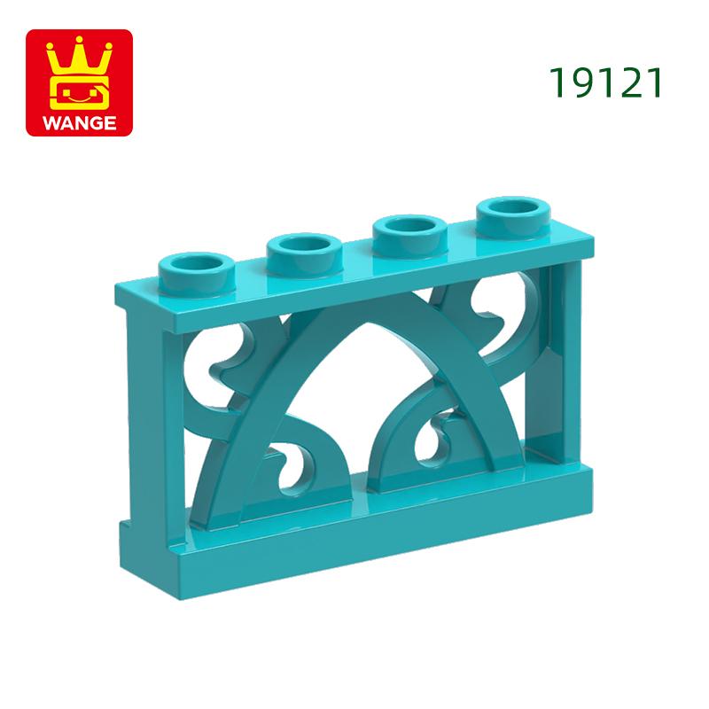 

Non-Toxic 57Pcs/Lotfenceornamented1X4X2 With 4 Studs Block Moc Color Accessories Compatible With 19121 Brick Diy Vine Pattern Railing about57pcs