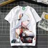 Genshin Impact Cosplay Game Manga T-shirt Shirt Undershirt Undershirt Polyester