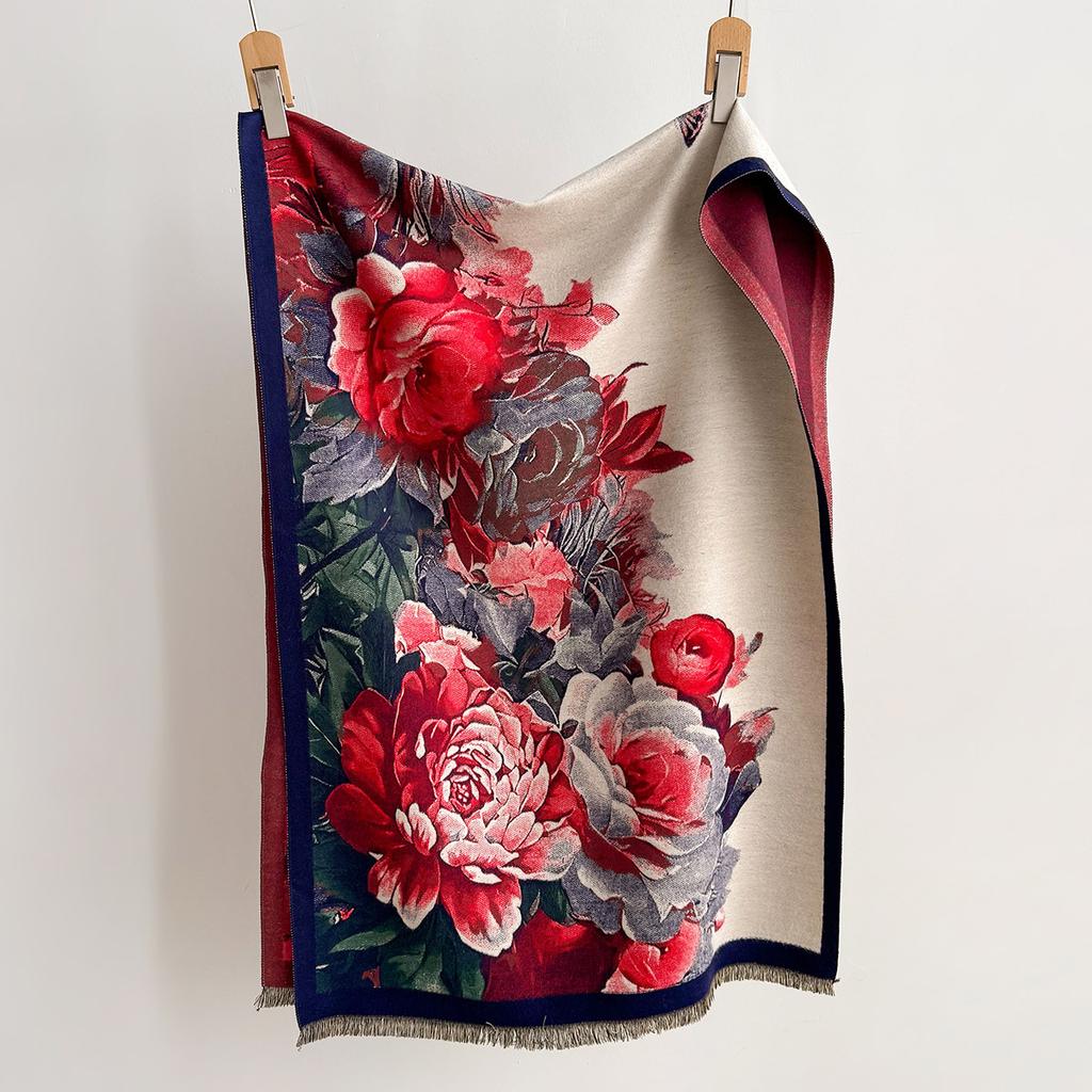 Winter Thickened Warm Shawl Cashmere And Versatile Variety Of Windproof And Cold-Proof Scarf Neck Protection Scarves