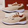 New Arrival Men's Comfortable Casual Shoes, Fashion Leather Non-slip Sneakers, Breathable Lightweight Flat Shoes for Dail