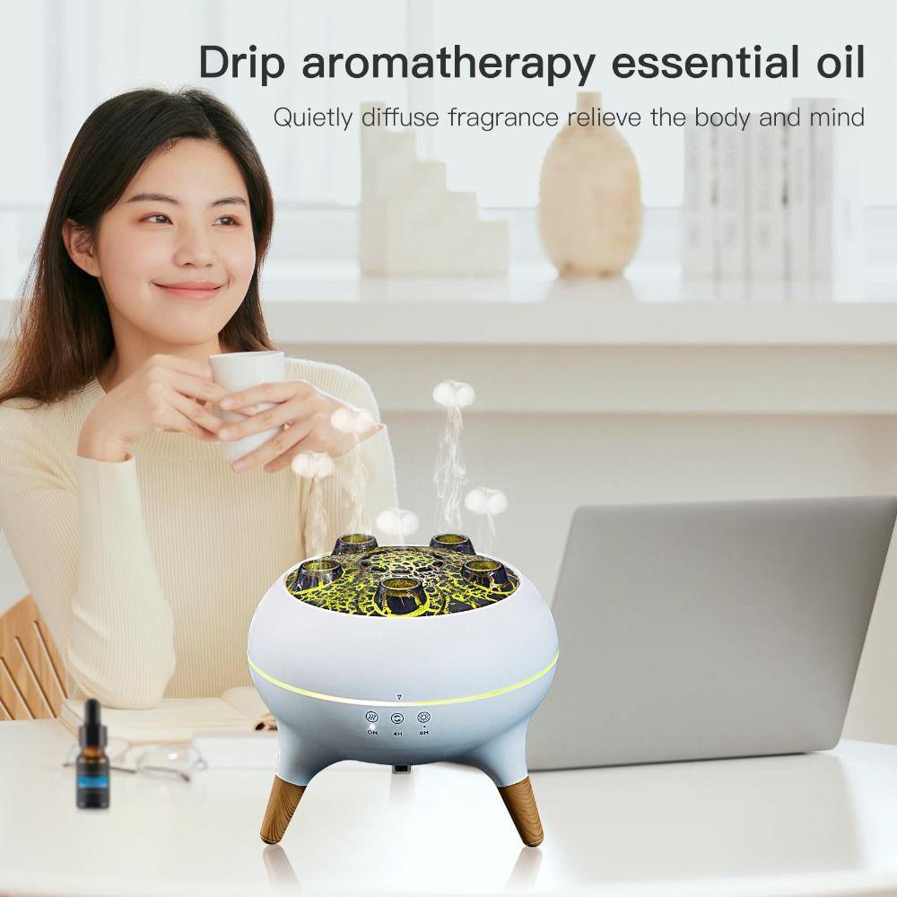 7 Color Lights Aromatherapy Diffuser Remote Control Cool Mist Humidifier  Home