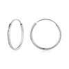 BAMOER 925 Sterling Silver Engraved Hoop Earrings for Women Lightwieght Big Hoop Earrings Hypoallergenic Trendy Hoop Earrings