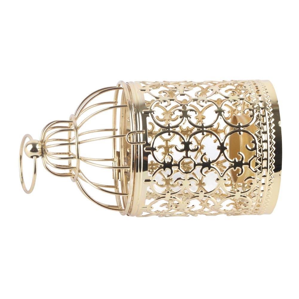 Hollow Out Birdcage Candle Holder Iron Birdcage Candlestick Decorations Home Decoration