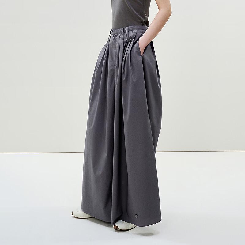 

Women s 2025 Spring Cotton Wide-Leg Culottes S