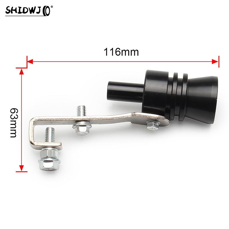 Universal Car Sound Simulator Car Turbo Sound Whistle S/M/L/XL Vehicle Tuning Device Exhaust Pipe Turbo Sound Whistle