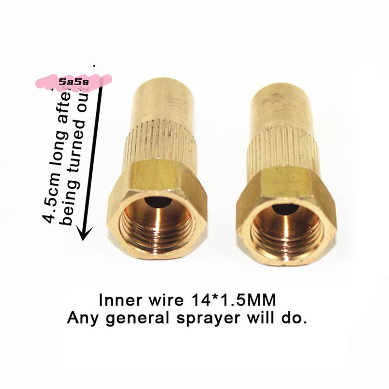 Adjustable Agricultural Irrigation Nozzle 16x41x8mm High Quality Pottery Spray Nozzle Effortless Installation for Farm Watering