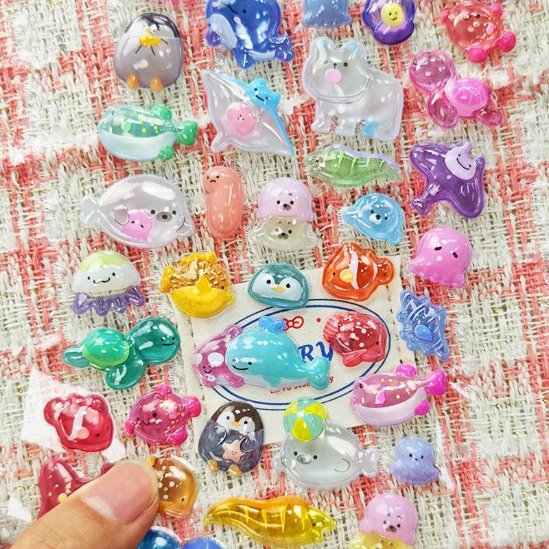 3D Embossed Animal Series Sticker Cute Decor For Handcrafts, Notebooks, Device Embellishment & Gifts Anime Worlds Store