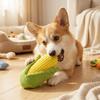 Sounding Dog Plush Chew Toy Simulated Corn Squeaky Puppy Toy Chew Squeak Toy  Training Toy