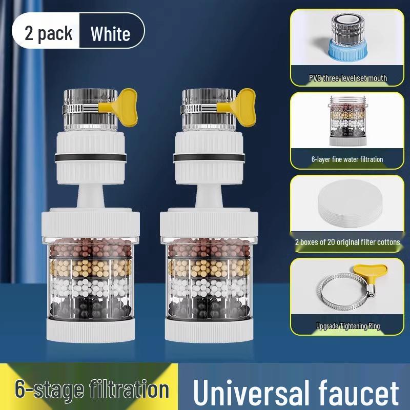 

Универсальный брызгозащитный фильтр для крана и очищающая душевая лейка для кухни и общежития