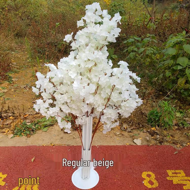 Cherry Blossom Wedding Aisle Runner and Flower Basket Stand