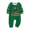 Family Matching Christmas Print Long Sleeve and Long Pants Pajama Set Loungewear for Men Women and Kids