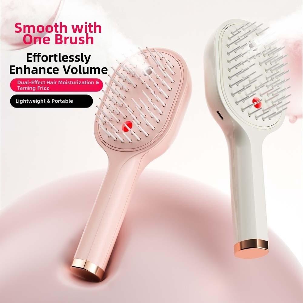 Nano Mist Scalp Massager Comb Portable Cushion Comb Spray Hairbrush for 3.7V/400mAh Women