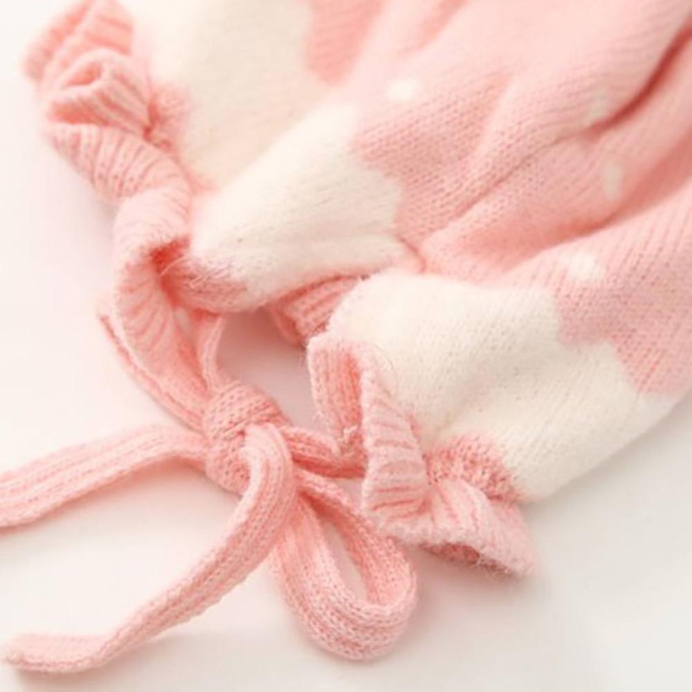 Windproof Baby Knitted Woolen Hat Warm Girl's Ear Protection Cap Cute Baby Hat