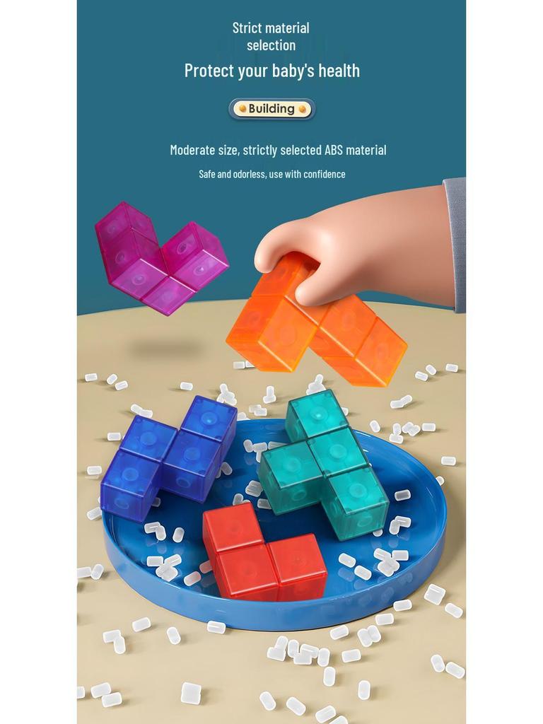 Magnetic Magic Cube Blocks: Educational Soma Cube Geometry for Kids