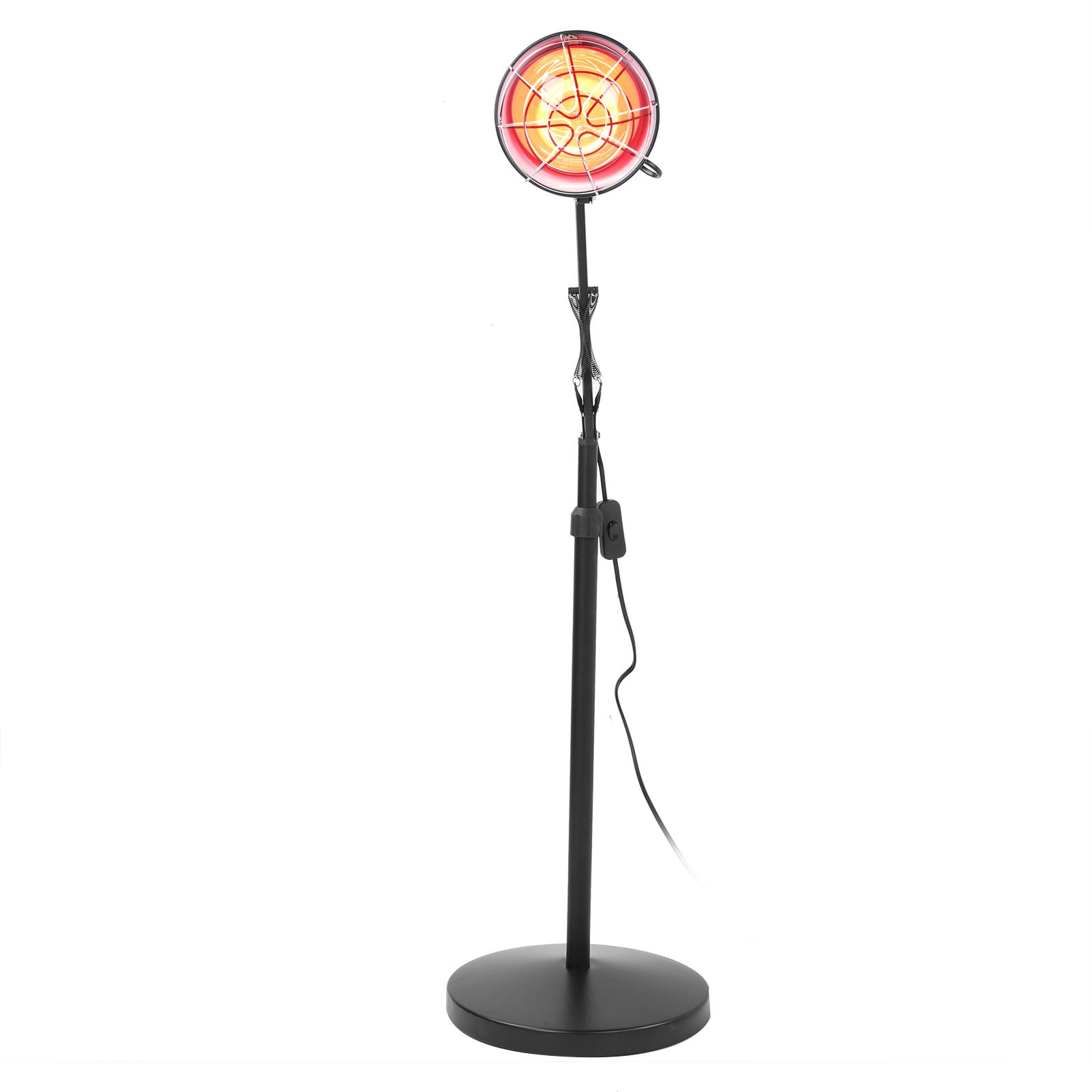 

Напольная подставка 150 Вт, инфракрасная нагревательная терапевтическая лампа для салона красоты, физиотерапевтический светильник (др‑010)Американская вилка 110 В US Plug