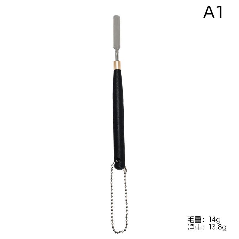 

1Pcs For Removing Dead Skin Preposed Remover Nail Pusher Stainless Steel Nail Stirring Rod Cuticle Nipper Manicure Tool