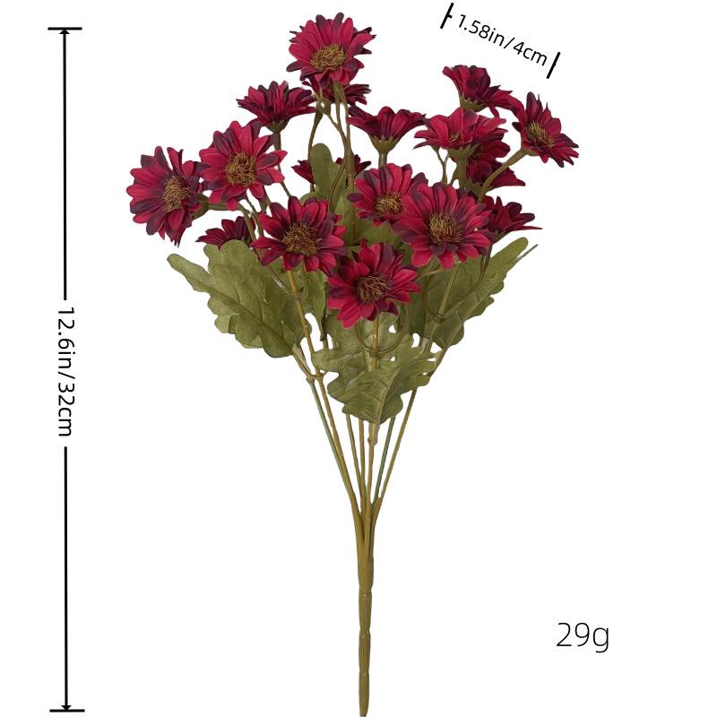 Autumn Color Daisy Bouquet - Small Wild Chrysanthemums for Home Decoration