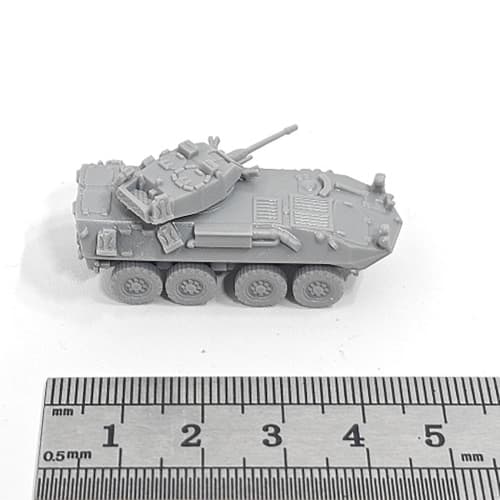 5-Piece 1/144 DIY LAV-25 Light Armored Vehicle Resin Scale Model Kit for Modern Military Dioramas and Collectibles