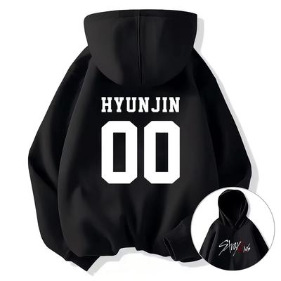 Hanorac Stray Kids cu Imprimeu Grafic Vintage Fierbinte Femei Bărbați Casual Hip Hop Streetwear Mânecă Lungă Fleece Pulover Hanorace Unisex